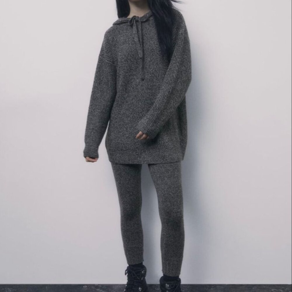 Oversized Knit Sweater and Legging Set